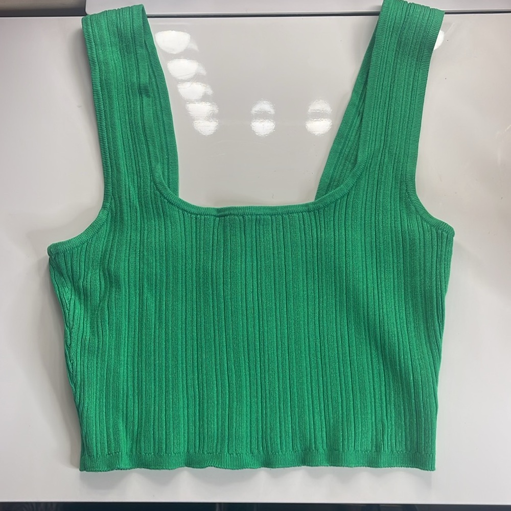 2/$10 H&M emerald green tank top